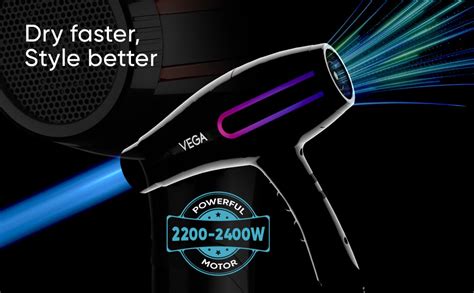 VEGA Blow Pro 2200-2400 Watts Hair Dryer With Comb,Concentrator ...