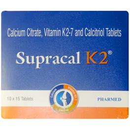 Buy Supracal K2 Tablet | 19 Minutes Delivery | Apollo Pharmacy