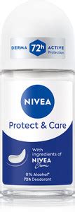 NIVEA Protect & Care, For Smooth Underarms, 0% Alcohol 72 hour ...