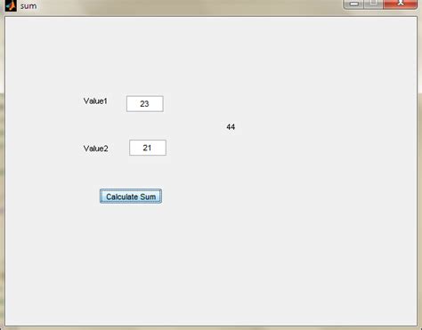 Basic GUI MATLAB 的图像结果