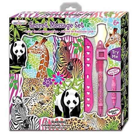 Buy Hot Focus Magic Safari Secret Message Set with Passcode Lock Online ...