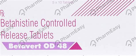 Bvert Od 48 MG Tablet (10): Uses, Side Effects, Price, Dosage ...