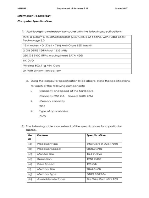 Computer Information Sheet 的图像结果