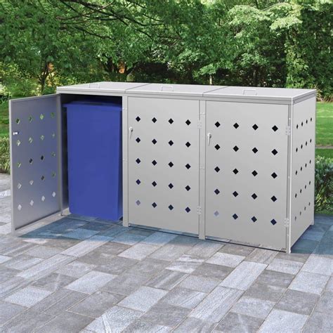 Amazon.com: Canditree Outdoor Large Horizontal Storage Shed Stainless ...