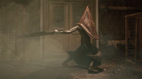 Super Hi-res shot of SH2R Pyramid Head swinging the Great Knife : r ...