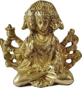 GURU JEE Panchmukhi (Five Faced) Bajrangbali Sankat Mochan Hanuman Idol ...