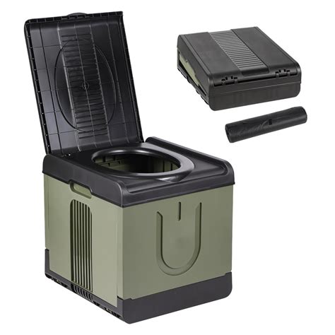Toilette Portable 70L 30.5x26.5x29cm, pliables, Toilettes de Camping ...
