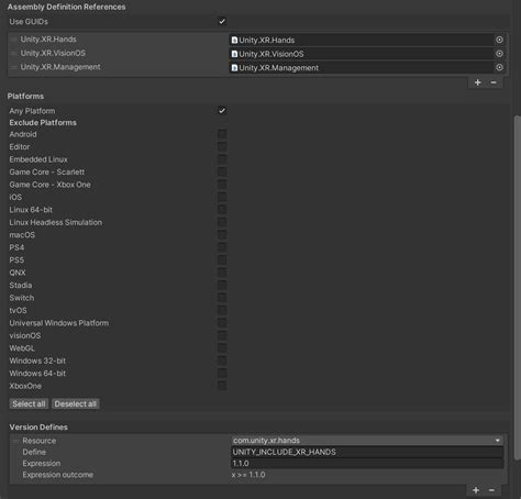 Hand Tracking in Unity 的图像结果