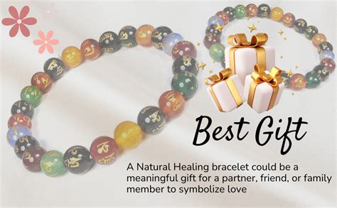 Buy PROFOUND GEMS 7 Chakra Om Mani Padme Hum Bracelet – Spiritual ...