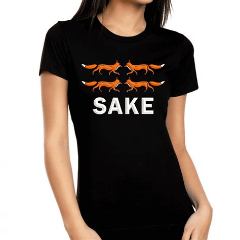 For Fox Sake Shirt - Womens Funny Shirts for Women - Adult Sarcastic ...