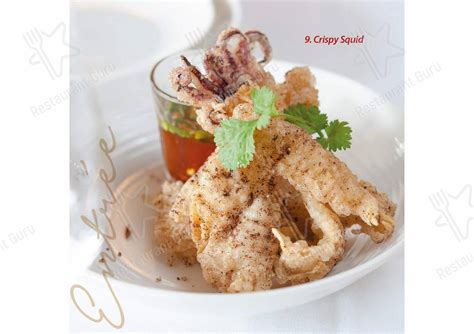 Menu at Thai Nine restaurant, Mosman