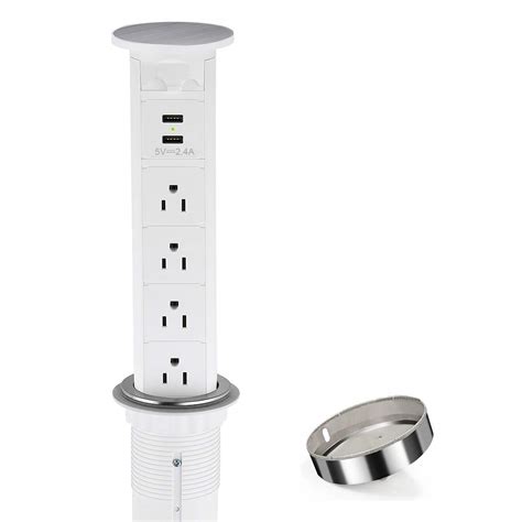 Buy CCCEI Counter Top Power Pop Up Power Center for Kitchen Island ...