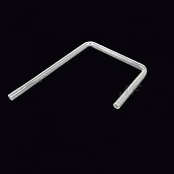 ISKO Borosilicate Glass | Delivery Tube | Double Bend | 4 Pcs : Amazon ...