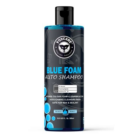 Foxcare Blue Colour Foam Car Shampoo | Produces Thick Blue Colour Foam ...