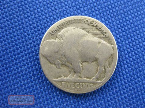 1924 S U. S. Buffalo Nickel 5 Cent Coin