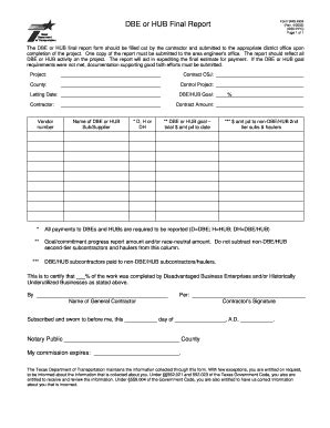 Dbe Reporting Form - Fill Online, Printable, Fillable, Blank | pdfFiller
