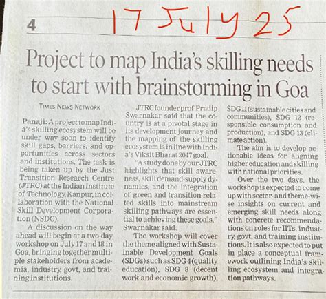 Just Transition Research Centre | JTRC | IIT Kanpur | India