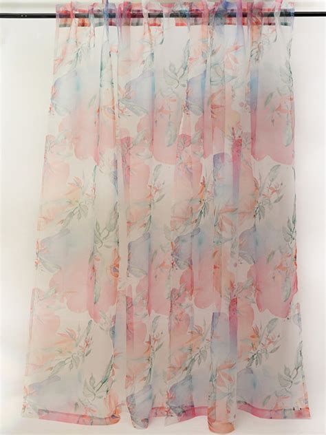 Door Transparent Sheer Polyester Modern Abstract Multi - 50" X 90 ...
