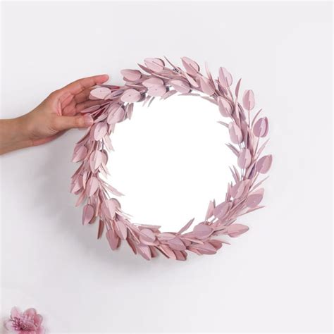 Bloom Metal Leaf Wall Mirror 13 Inch Online - Premium Wall Mirror ...