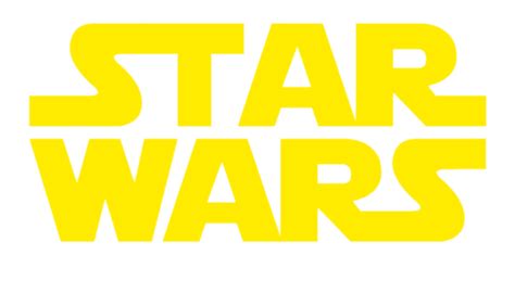 Download Star Wars Logo Yellowon Black | Wallpapers.com