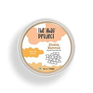 The Khao Project Classic Hummus Dip and Spread - Vegan and Preservative ...