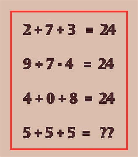 Image result for Tricky Math Puzzles