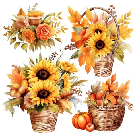 Sticker set autumn | Premium AI-generated image