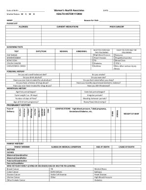 Fillable Online initial-health-history-form-v1.pdf Fax Email Print ...