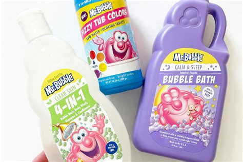 Mr. Bubble Extra Gentle 3-in-1 Wash, Calm & Sleep Bubble Bath and Fizzy ...