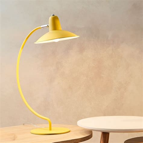Charlie Curve Yellow Desk Table Lamp – Pagazzi