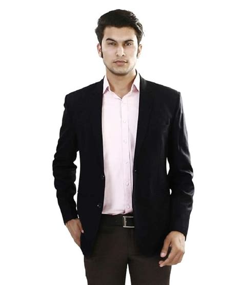 Buy MANQ Men's Slim Fit Formal/Party Men's Blazer Black at Amazon.in