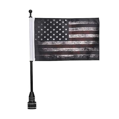 Buy E-most Motorcycle 6" x 9" American Flag USA Flag Pole Mount for ...
