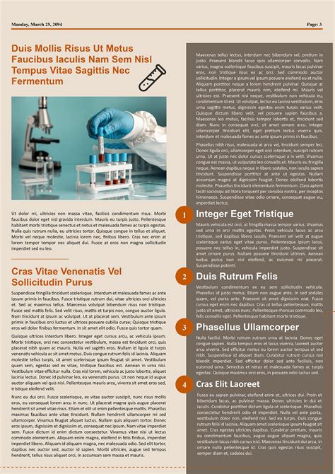 Science and Technology Newspaper Template 的图像结果