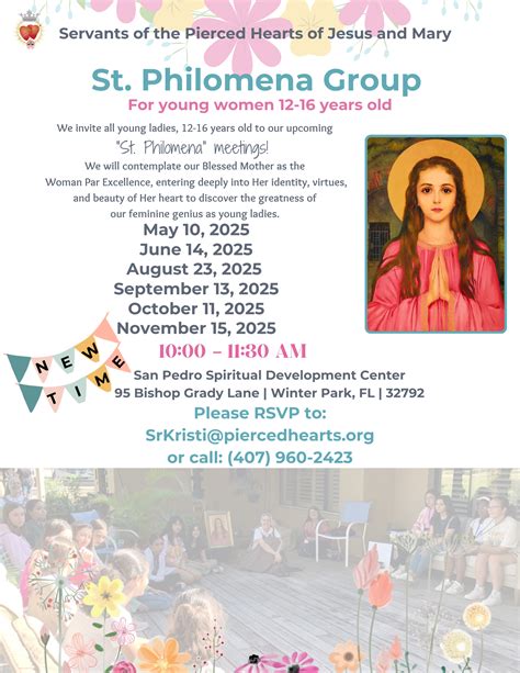 St. Philomena Group | San Pedro Center | Retreat & Conference Center