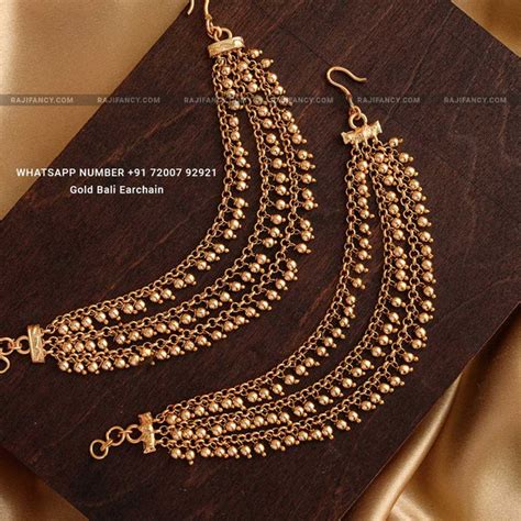 Gold Bali Earchain – RajiFancy
