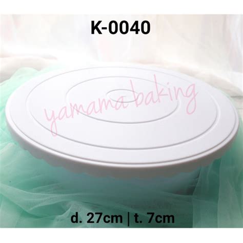 Jual K-0040 meja putar lazy susan plastik suzan kue tart cake - Jakarta ...