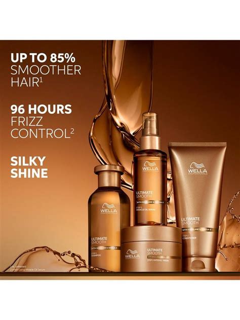 Wella Professional Ultimate Smooth Shampoo, 250ml