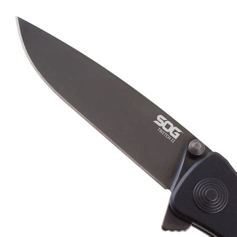SOG Twitch II Assisted Folding Knife – Black by SOG Knives
