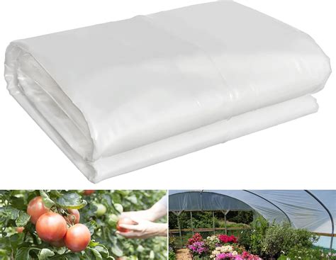 Amazon.com: Ansgery 6 Mil Greenhouse Plastic,25FT*40FT Greenhouse ...