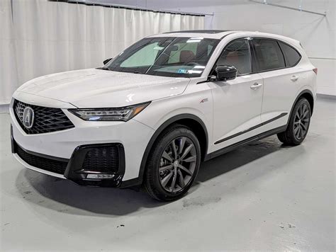 New 2025 Acura MDX w/A-Spec Package in Platinum White Pearl | Greensburg, PA | #A04220