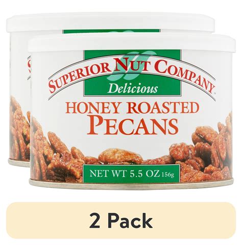 (2 pack) Superior Nut Company Honey Roasted Pecans, 5.5 oz - Walmart.com
