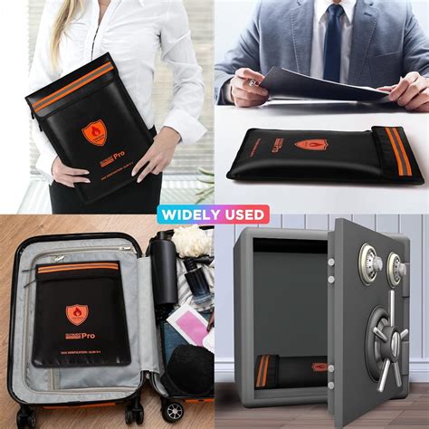 Buy 2023 Upgraded Fireproof Document Bag, Important Waterproof Document ...
