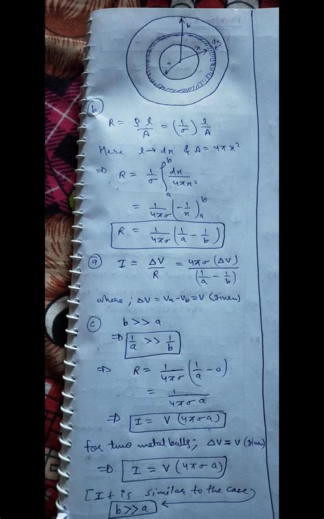 Probleml'lwo concentric metal spherical shells, of radius a and b ...