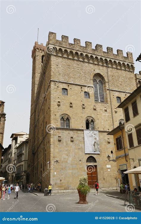 People on the Street of the Ancient Italian City Florence. Florence ...