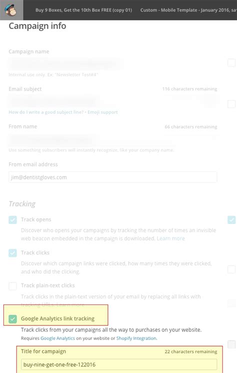 Image result for MailChimp Tracking Code