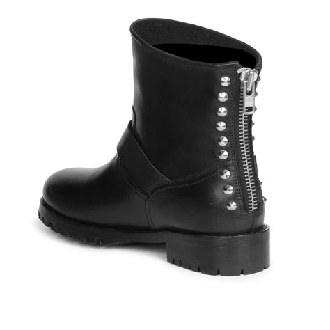 Buy Black Leather Boots With Heel | Ankle Length Boots Online – SaintG ...