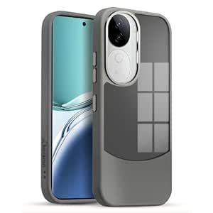 KARWAN®️Fusion Edge Leather Transparent Mobile Back Case | Slim Fit ...