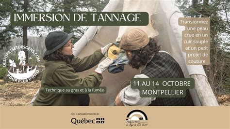 Immersion en forêt - tannage dune peau de chevreuil, Site ...