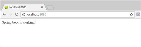 Spring Boot Web Application 的图像结果
