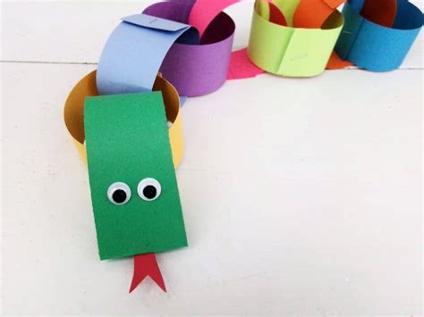 Image result for Paper Chain Snake Craft